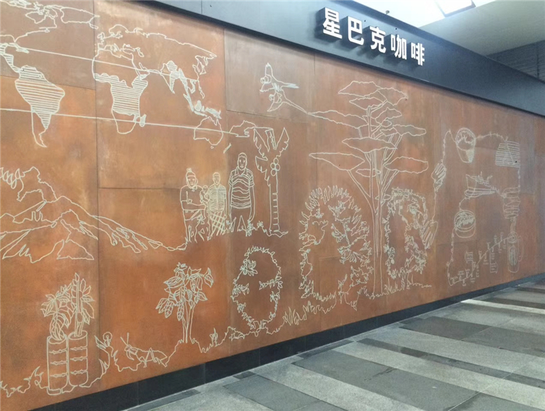 滨江耐候钢幕墙